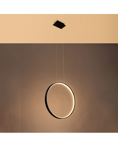 Lampa wisząca RIO 55 czarny LED 3000K Sollux TH.114