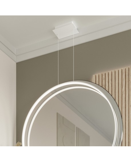 Lampa wisząca RIO 78 biały LED 3000K Sollux TH.117