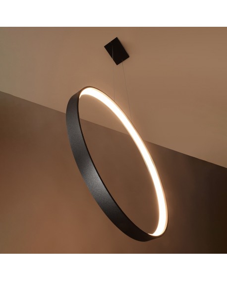 Lampa wisząca RIO 78 czarny LED 3000K Sollux TH.118