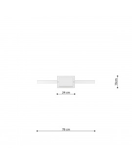 Lampa wisząca RIO 78 czarny LED 3000K Sollux TH.118