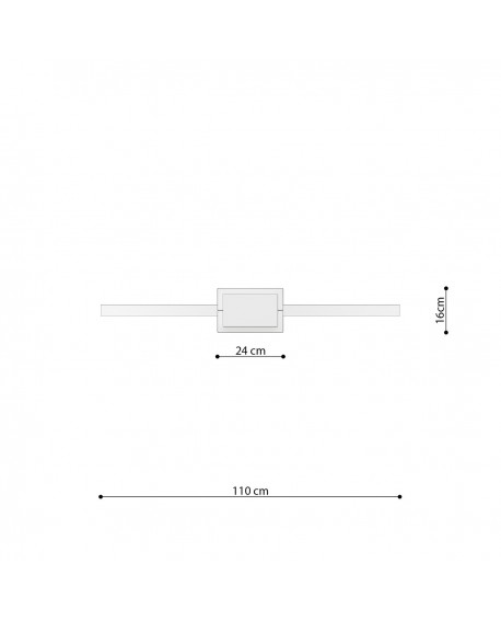 Lampa wisząca RIO 110 czarny LED 3000K Sollux TH.122