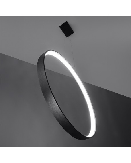Lampa wisząca RIO 110 czarny LED 4000K Sollux TH.124