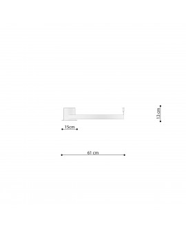 Plafon RIO 55 czarny LED 3000K Sollux TH.126