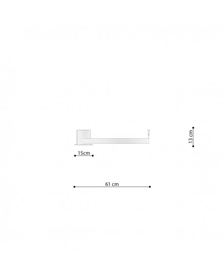 Plafon RIO 55 czarny LED 3000K Sollux TH.126