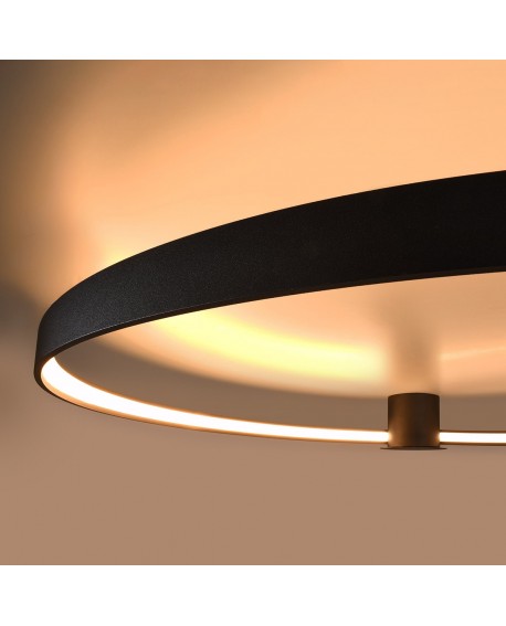 Plafon RIO 55 czarny LED 4000K Sollux TH.128