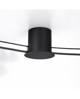 Plafon RIO 55 czarny LED 4000K Sollux TH.128