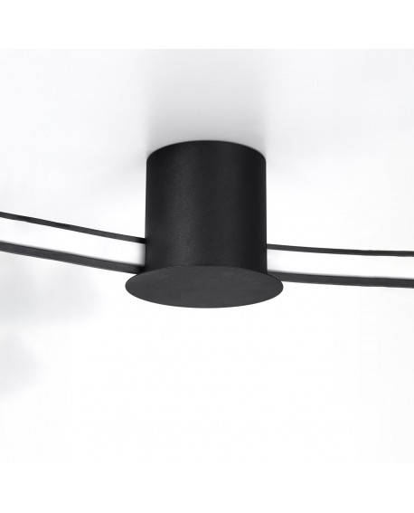 Plafon RIO 55 czarny LED 4000K Sollux TH.128