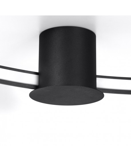 Plafon RIO 78 czarny LED 3000K Sollux TH.130