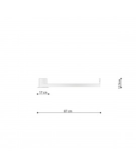Plafon RIO 78 czarny LED 3000K Sollux TH.130