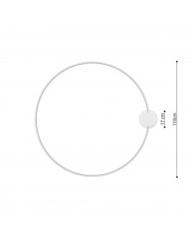 Plafon RIO 110 czarny LED 3000K Sollux TH.134