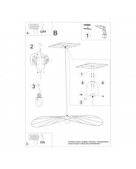Lampa wisząca ESKOLA 140 czarna Sollux TH.012CZ