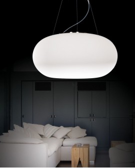 NOWOCZESNA LAMPA WISZĄCA BIAŁA FERMINO D38