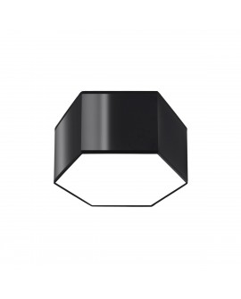 Plafon SUNDE 15 czarny Sollux SL.1061