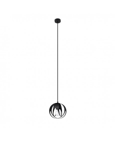 Lampa wisząca TULOS 1 czarna Sollux SL.1087