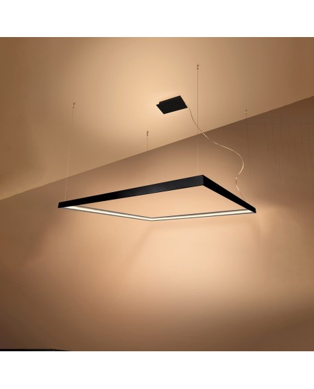 Żyrandol NELYA M czarny LED 3000K Sollux TH.148