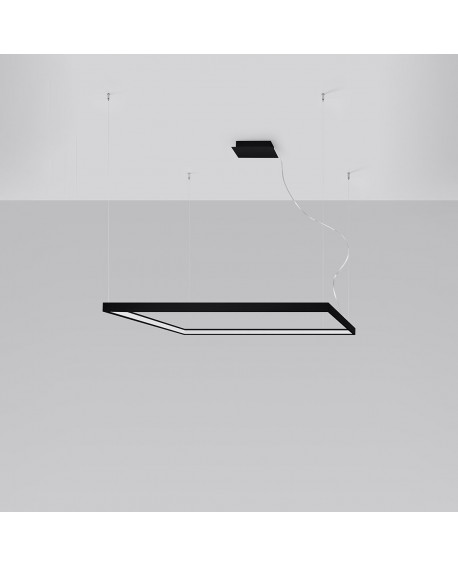 Żyrandol NELYA L czarny LED 3000K Sollux TH.154