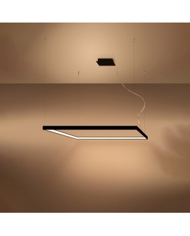 Żyrandol NELYA L czarny LED 3000K Sollux TH.154