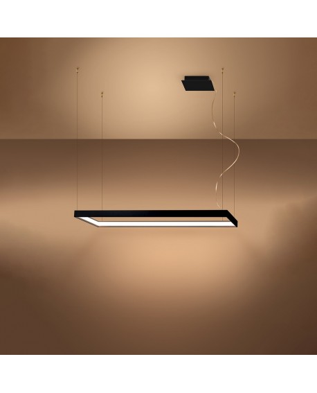 Żyrandol TUULA M czarny LED 3000K Sollux TH.160