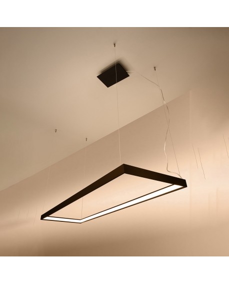 Żyrandol TUULA M czarny LED 3000K Sollux TH.160