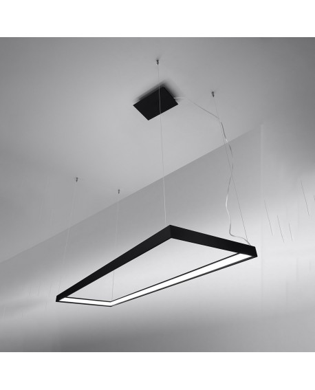 Żyrandol TUULA M czarny LED 4000K Sollux TH.163
