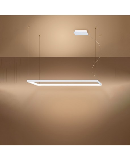 Żyrandol TUULA L biały LED 3000K Sollux TH.165