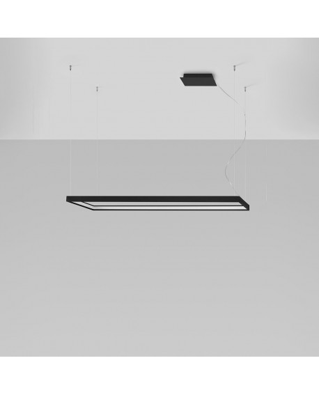 Żyrandol TUULA L czarny LED 3000K Sollux TH.166