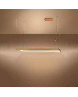 Żyrandol TUULA L złoty LED 3000K Sollux TH.167