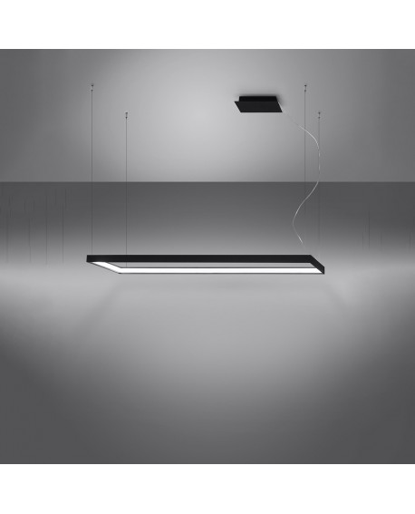 Żyrandol TUULA L czarny LED 4000K Sollux TH.169
