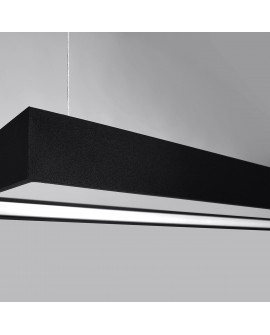 Żyrandol TUULA L czarny LED 4000K Sollux TH.169