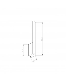 Kinkiet LAHTI S czarny LED 3000K Sollux TH.183