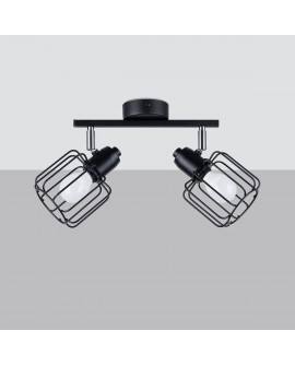 Plafon BELUCI 2 czarny Sollux SL.1115