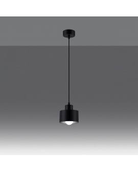 Lampa wisząca SAVAR 1 czarna Sollux SL.1132