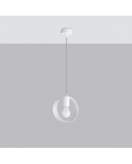 Lampa wisząca TITRAN 1 biała Sollux SL.1137