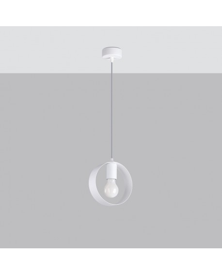 Lampa wisząca TITRAN 1 biała Sollux SL.1137