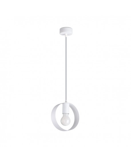Lampa wisząca TITRAN 1 biała Sollux SL.1137