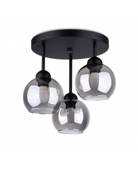 Żyrandol ALINO 3 czarny Sollux SL.1140