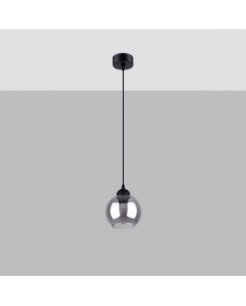 Lampa wisząca ALINO 1 czarna Sollux SL.1141