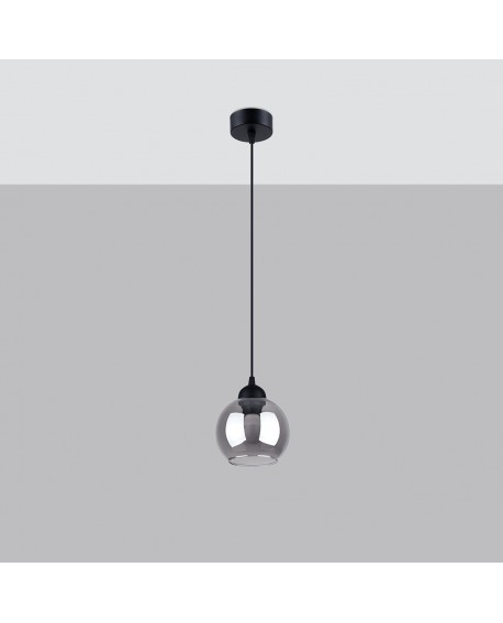 Lampa wisząca ALINO 1 czarna Sollux SL.1141