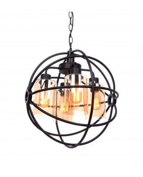 LAMPA WISZĄCA INDUSTRIALNA LOFT CZARNA STRADI