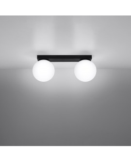 Plafon YOLI 2 czarny Sollux SL.1152
