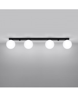 Plafon YOLI 4 czarny Sollux SL.1154