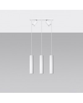 Lampa wisząca RING 3 biały Sollux SL.1098