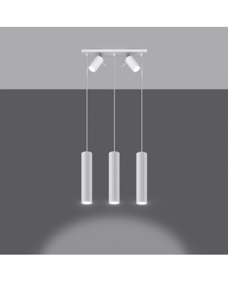 Lampa wisząca RING 3 biały Sollux SL.1098