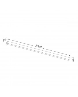 Plafon PINNE 200 biały 3000K Sollux TH.240