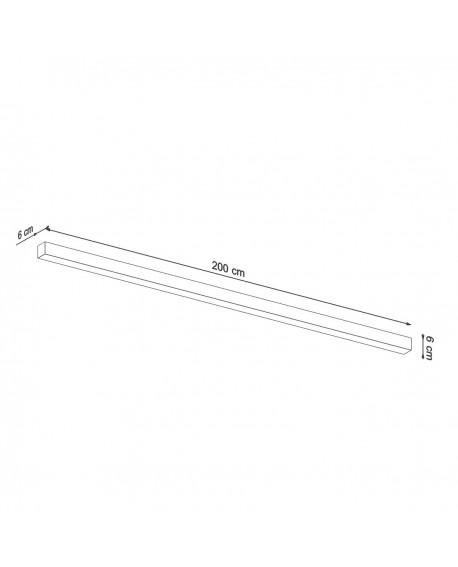 Plafon PINNE 200 biały 3000K Sollux TH.240
