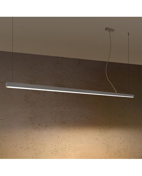 Lampa wisząca PINNE 200 szara 3000K Sollux TH.230