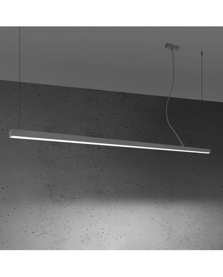 Lampa wisząca PINNE 200 szara 4000K Sollux TH.233
