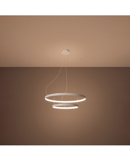 Żyrandol RIO 2 55/78 biały LED 3000K Sollux TH.176