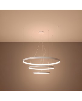 Żyrandol RIO 3 55/78/110 biały LED 3000K Sollux TH.215