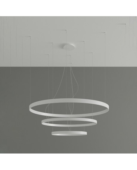 Żyrandol RIO 3 55/78/110 biały LED 4000K Sollux TH.271